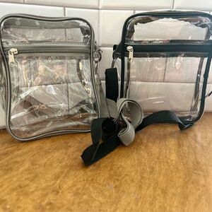 Clear crossbody bag